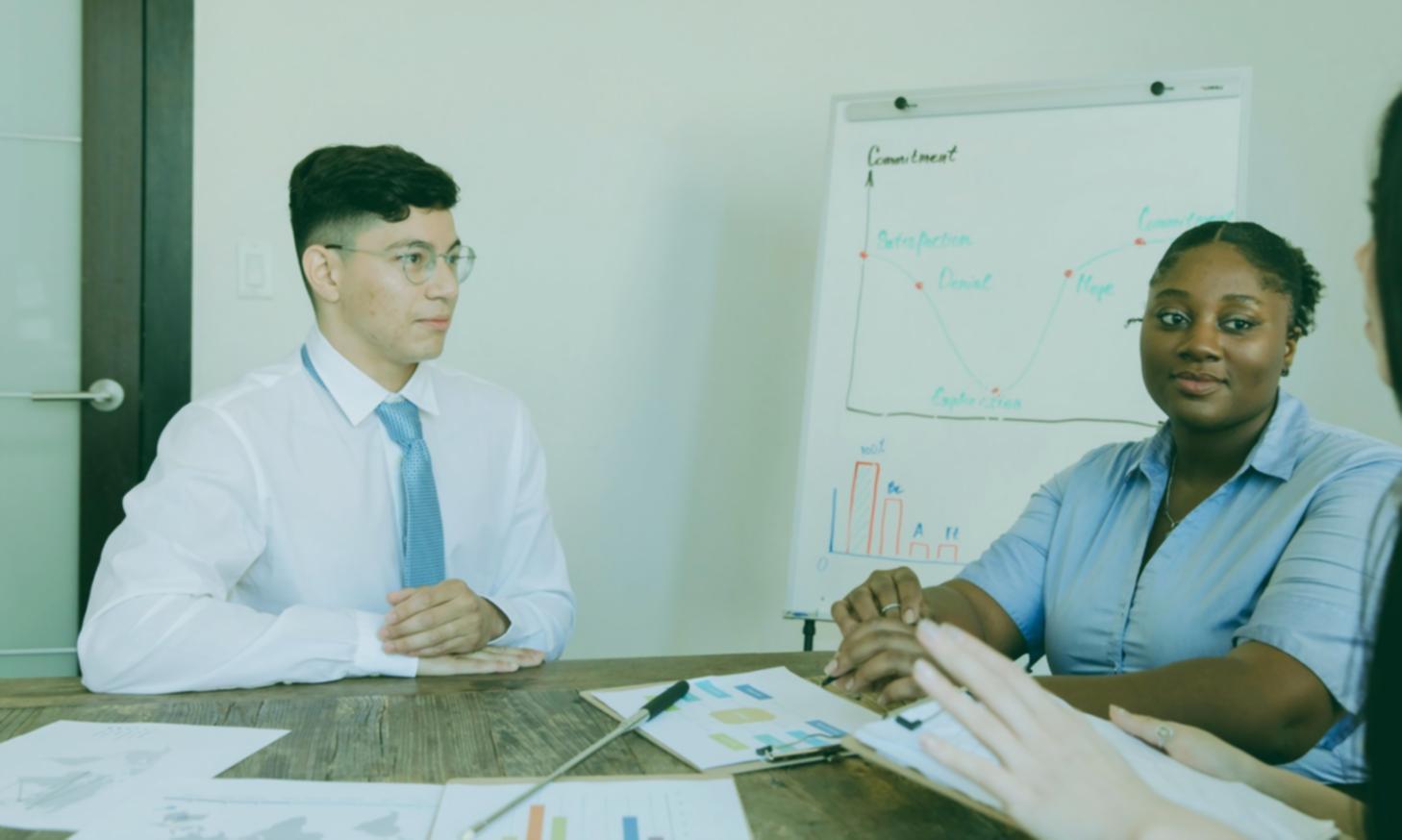 Team collaboration workspace showing strategic planning and content development